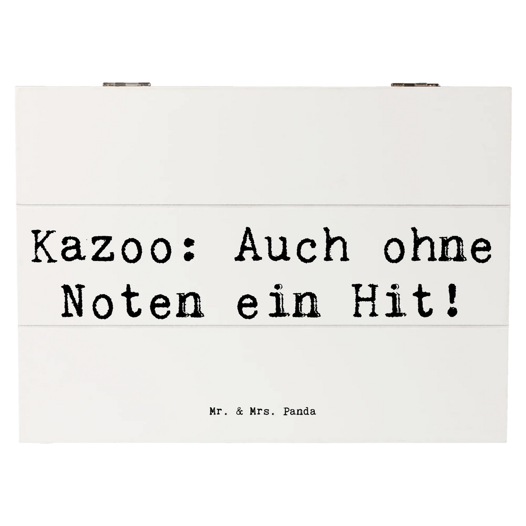 Holzkiste Spruch Kazoo Hit Geschenkdose, Truhe, Kiste, XXL, Holzkiste, Aufbewahrungsbox, Erinnerungskiste, Erinnerungsbox, Geschenkbox, Schatzkiste, Schatulle, Dekokiste, Instrumente, Geschenke Musiker, Musikliebhaber