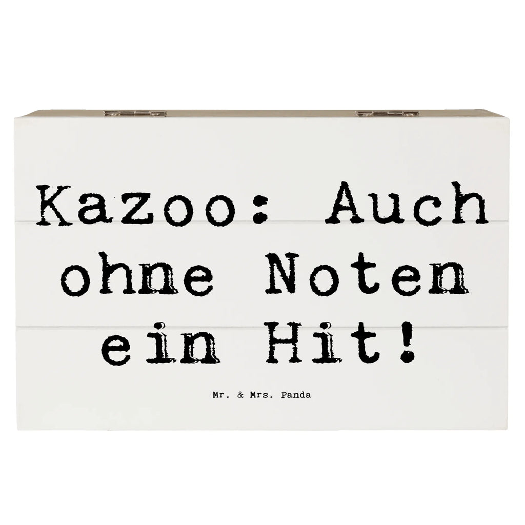 Holzkiste Spruch Kazoo Hit Geschenkdose, Truhe, Kiste, XXL, Holzkiste, Aufbewahrungsbox, Erinnerungskiste, Erinnerungsbox, Geschenkbox, Schatzkiste, Schatulle, Dekokiste, Instrumente, Geschenke Musiker, Musikliebhaber
