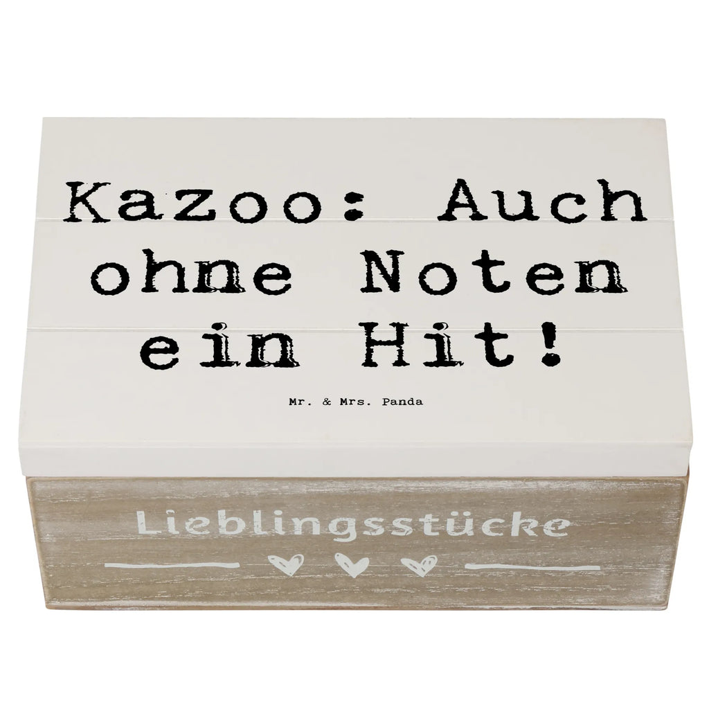 Holzkiste Spruch Kazoo Hit Geschenkdose, Truhe, Kiste, XXL, Holzkiste, Aufbewahrungsbox, Erinnerungskiste, Erinnerungsbox, Geschenkbox, Schatzkiste, Schatulle, Dekokiste, Instrumente, Geschenke Musiker, Musikliebhaber