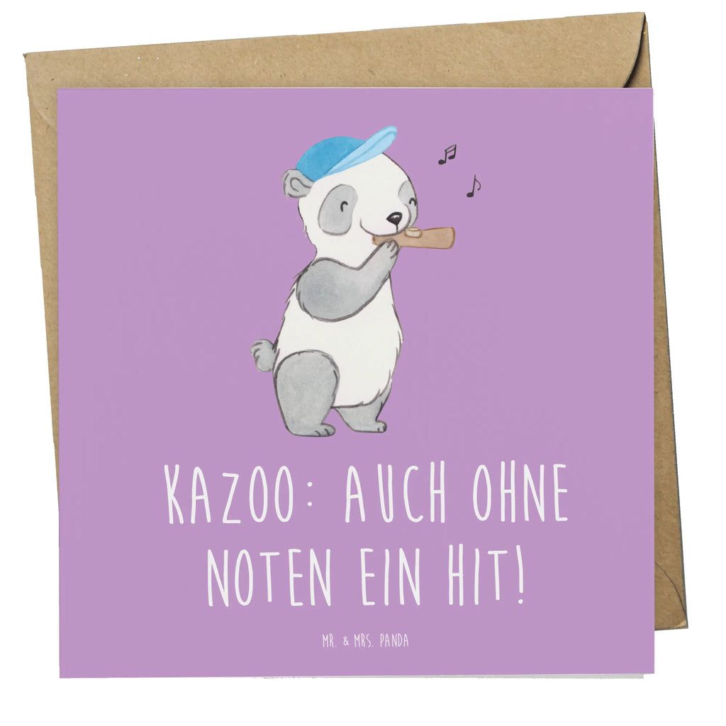 Deluxe Karte Kazoo Hit Hochwertige Grußkarte, Klappkarte, Grußkarte, Karte, Glückwunschkarte, Einladungskarte, Hochwertige Klappkarte, Geburtstagskarte, Hochzeitskarte, Instrumente, Geschenke Musiker, Musikliebhaber