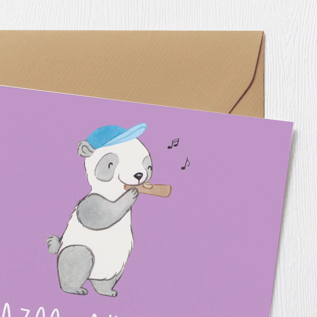 Deluxe Karte Kazoo Hit Hochwertige Grußkarte, Klappkarte, Grußkarte, Karte, Glückwunschkarte, Einladungskarte, Hochwertige Klappkarte, Geburtstagskarte, Hochzeitskarte, Instrumente, Geschenke Musiker, Musikliebhaber