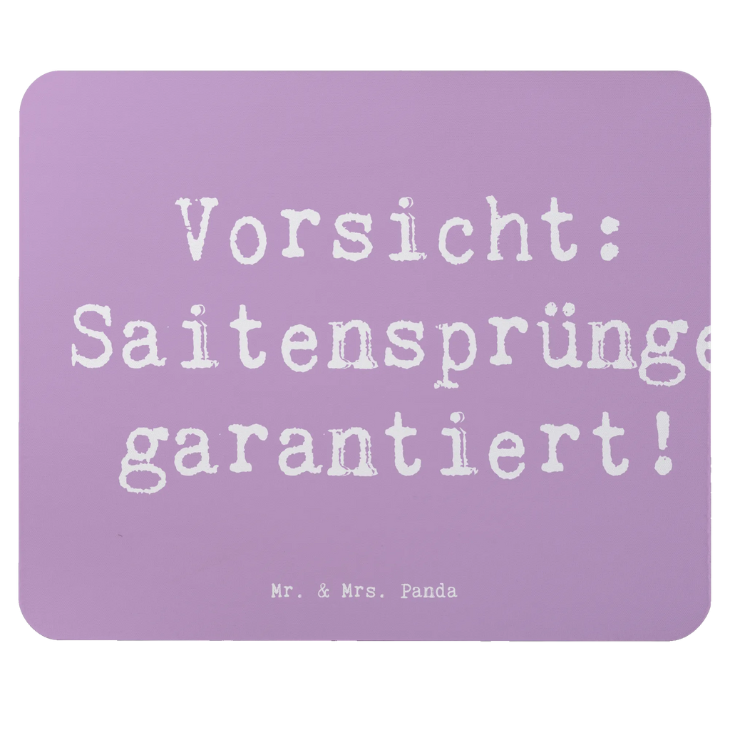 Mouse mat Saying Vorsicht: Saitensprünge garantiert! Mousepad, Computer zubehör, Büroausstattung, PC Zubehör, Arbeitszimmer, Mauspad, Einzigartiges Mauspad, Designer Mauspad, Mausunterlage, Mauspad Büro, Instrumente, Geschenke Musiker, Musikliebhaber