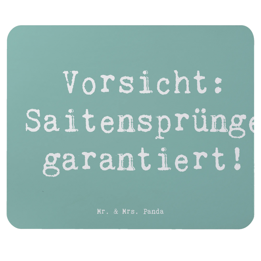 Mouse mat Saying Vorsicht: Saitensprünge garantiert! Mousepad, Computer zubehör, Büroausstattung, PC Zubehör, Arbeitszimmer, Mauspad, Einzigartiges Mauspad, Designer Mauspad, Mausunterlage, Mauspad Büro, Instrumente, Geschenke Musiker, Musikliebhaber