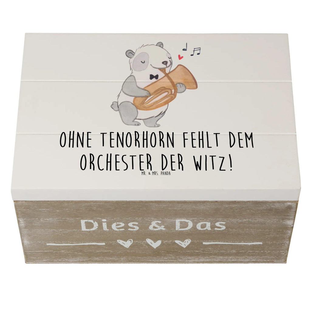 Holzkiste Tenorhorn Witz Erinnerungsbox, Kiste, Holzkiste, Schatzkiste, XXL, Erinnerungskiste, Schatulle, Geschenkbox, Truhe, Dekokiste, Aufbewahrungsbox, Geschenkdose, Instrumente, Geschenke Musiker, Musikliebhaber