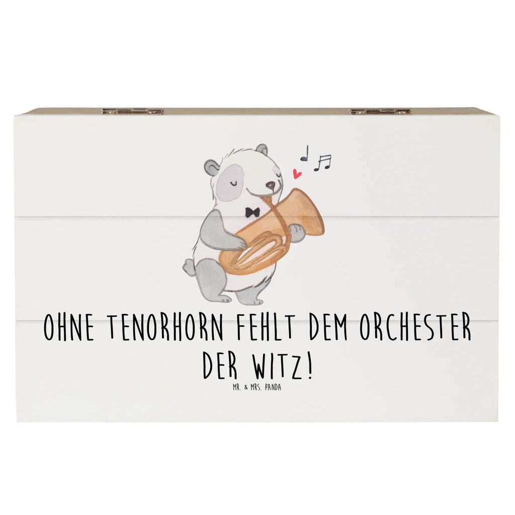 Holzkiste Tenorhorn Witz Erinnerungsbox, Kiste, Holzkiste, Schatzkiste, XXL, Erinnerungskiste, Schatulle, Geschenkbox, Truhe, Dekokiste, Aufbewahrungsbox, Geschenkdose, Instrumente, Geschenke Musiker, Musikliebhaber