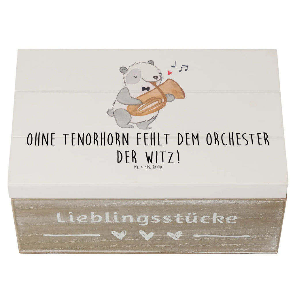 Holzkiste Tenorhorn Witz Erinnerungsbox, Kiste, Holzkiste, Schatzkiste, XXL, Erinnerungskiste, Schatulle, Geschenkbox, Truhe, Dekokiste, Aufbewahrungsbox, Geschenkdose, Instrumente, Geschenke Musiker, Musikliebhaber