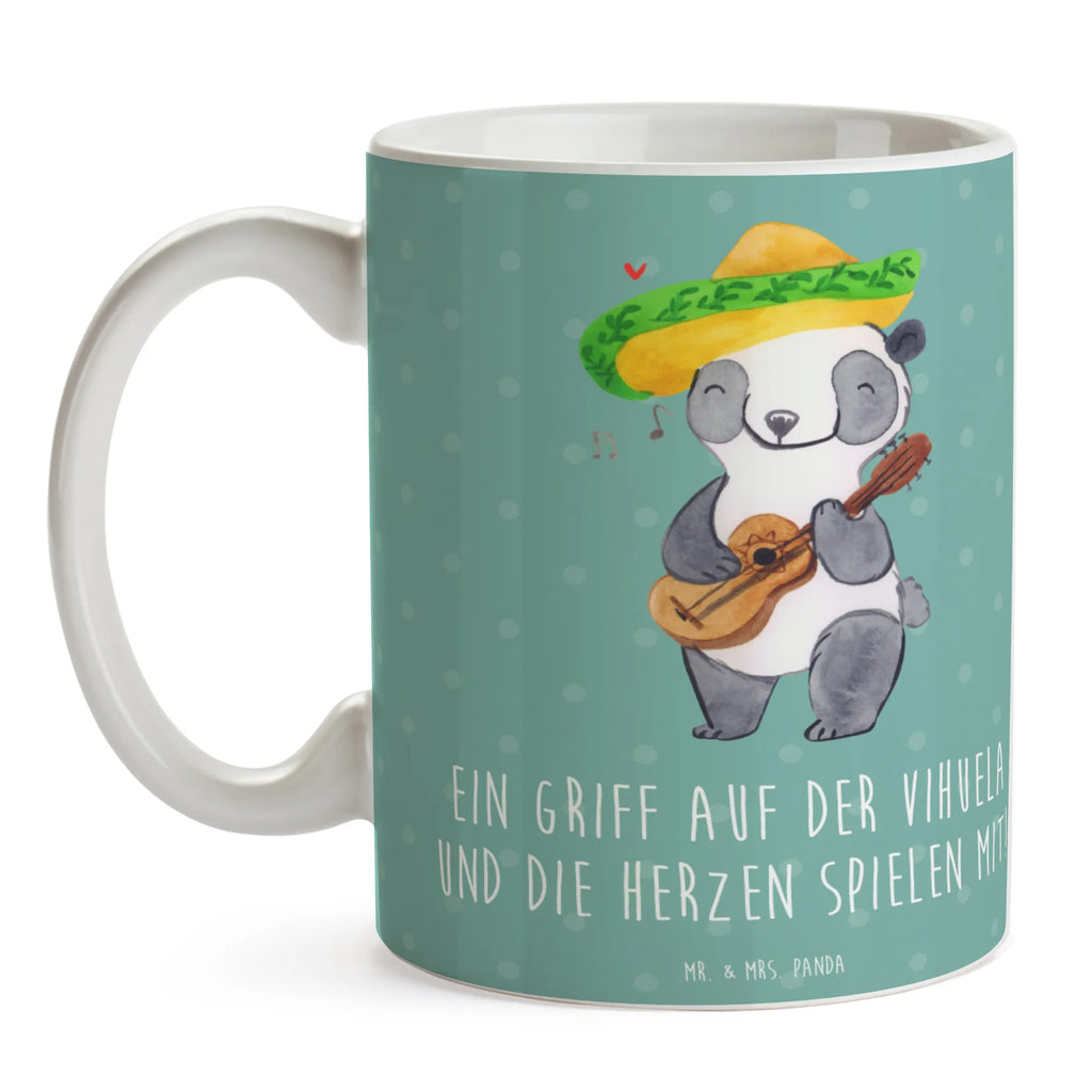 Mug Ein Griff auf der Vihuela und die Herzen spielen mit! Tasse, Tasse mit Zitaten, Tasse mit Motiven, Bürotasse, Kaffeetasse, Geschenktasse, Teetasse, Keramiktasse, Porzellantasse, Instrumente, Geschenke Musiker, Musikliebhaber