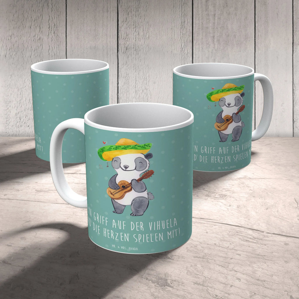 Mug Ein Griff auf der Vihuela und die Herzen spielen mit! Tasse, Tasse mit Zitaten, Tasse mit Motiven, Bürotasse, Kaffeetasse, Geschenktasse, Teetasse, Keramiktasse, Porzellantasse, Instrumente, Geschenke Musiker, Musikliebhaber