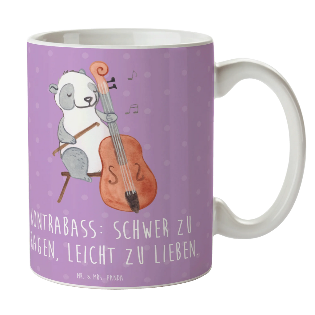 Tasse Kontrabass Liebe Teetasse, Keramiktasse, Tasse mit Zitaten, Geschenktasse, Tasse mit Motiven, Porzellantasse, Tasse, Bürotasse, Kaffeetasse, Instrumente, Geschenke Musiker, Musikliebhaber