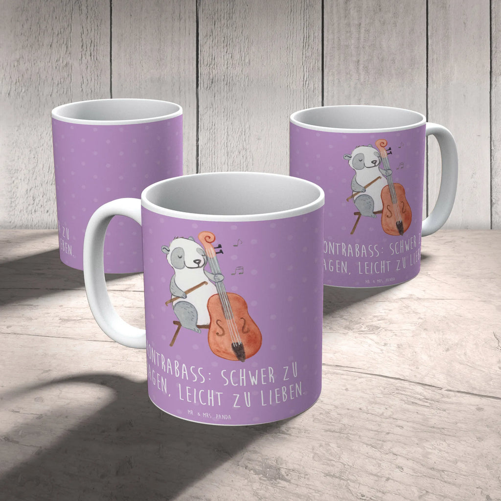 Tasse Kontrabass Liebe Teetasse, Keramiktasse, Tasse mit Zitaten, Geschenktasse, Tasse mit Motiven, Porzellantasse, Tasse, Bürotasse, Kaffeetasse, Instrumente, Geschenke Musiker, Musikliebhaber