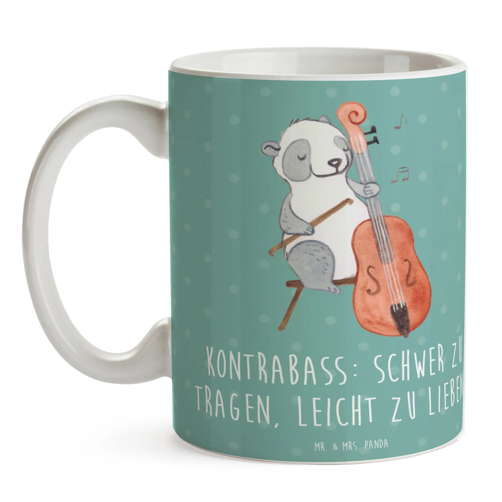 Tasse Kontrabass Liebe Teetasse, Keramiktasse, Tasse mit Zitaten, Geschenktasse, Tasse mit Motiven, Porzellantasse, Tasse, Bürotasse, Kaffeetasse, Instrumente, Geschenke Musiker, Musikliebhaber