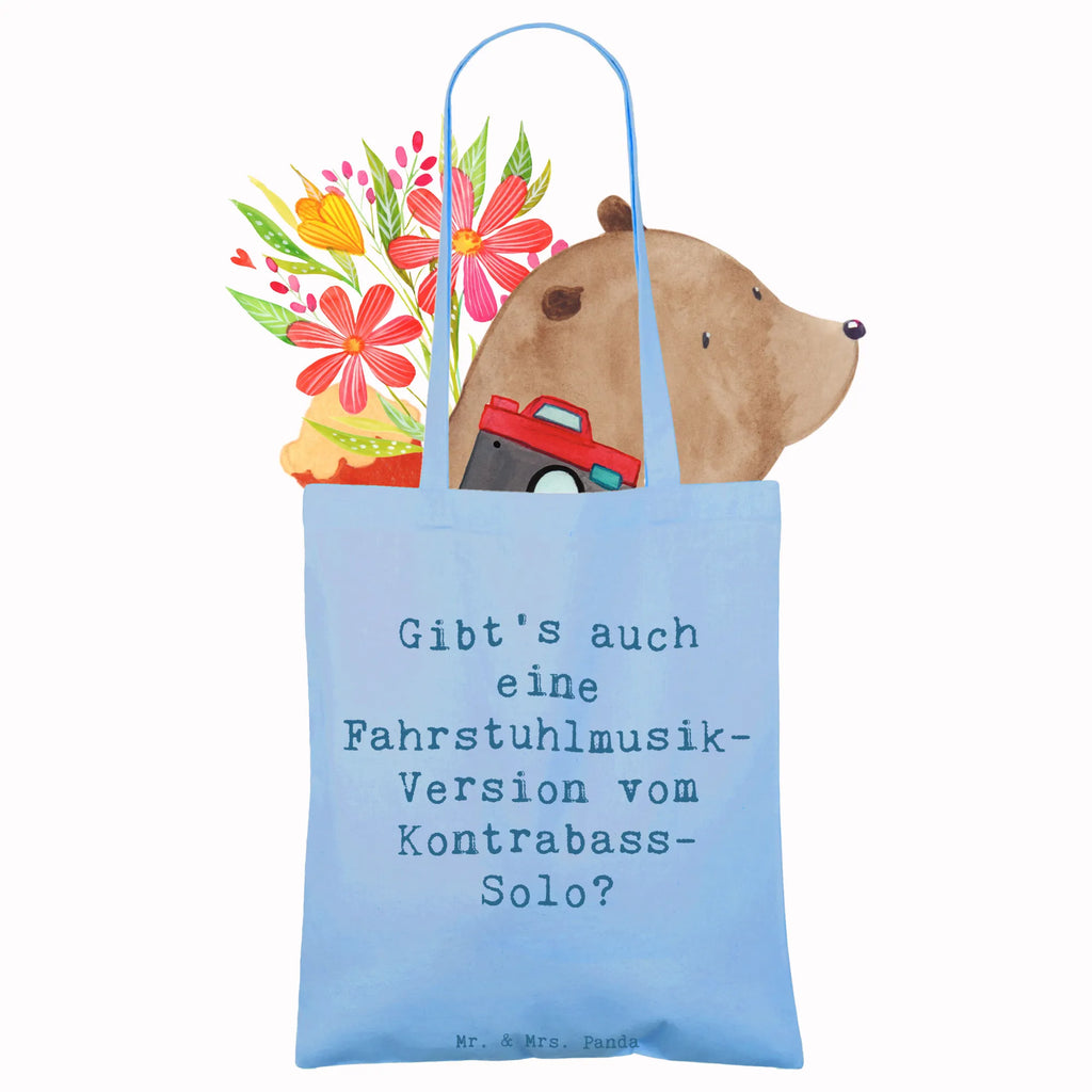 Tote bag Saying Gibt's auch eine Fahrstuhlmusik-Version vom Kontrabass-Solo? Jutetasche, Laptoptasche, Einkaufstasche, Badetasche, Umhängetasche, Stoffbeutel, Schultertasche, Jutebeutel, Tasche, Beuteltasche, Stofftasche, Beutel, Shopper, Strandtasche, Tragetasche, Einkaufstüte, Instrumente, Geschenke Musiker, Musikliebhaber