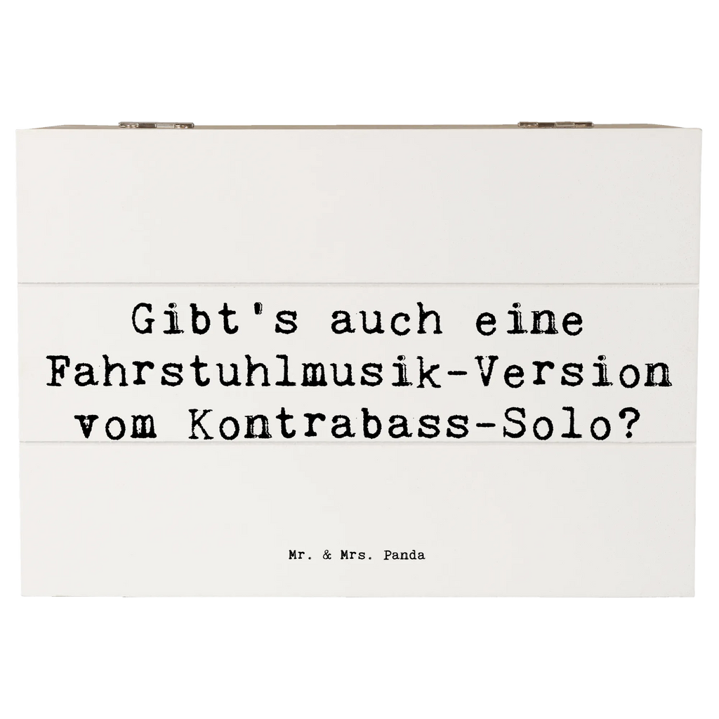 Holzkiste Spruch Kontrabass Solo Kiste, Schatzkiste, XXL, Dekokiste, Schatulle, Truhe, Erinnerungskiste, Geschenkdose, Holzkiste, Aufbewahrungsbox, Geschenkbox, Erinnerungsbox, Instrumente, Geschenke Musiker, Musikliebhaber