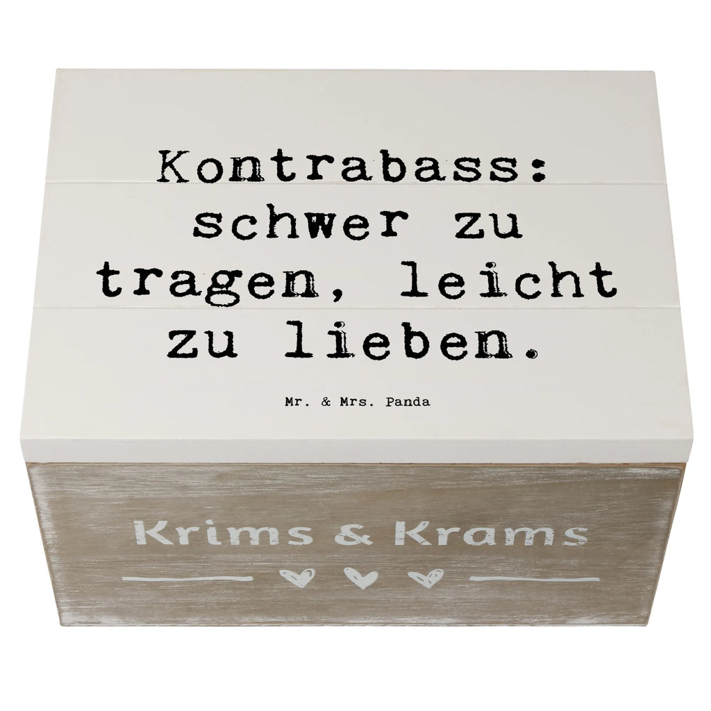 Holzkiste Spruch Kontrabass Liebe Schatulle, Truhe, Kiste, Aufbewahrungsbox, Erinnerungskiste, Geschenkdose, XXL, Dekokiste, Geschenkbox, Erinnerungsbox, Schatzkiste, Holzkiste, Instrumente, Geschenke Musiker, Musikliebhaber
