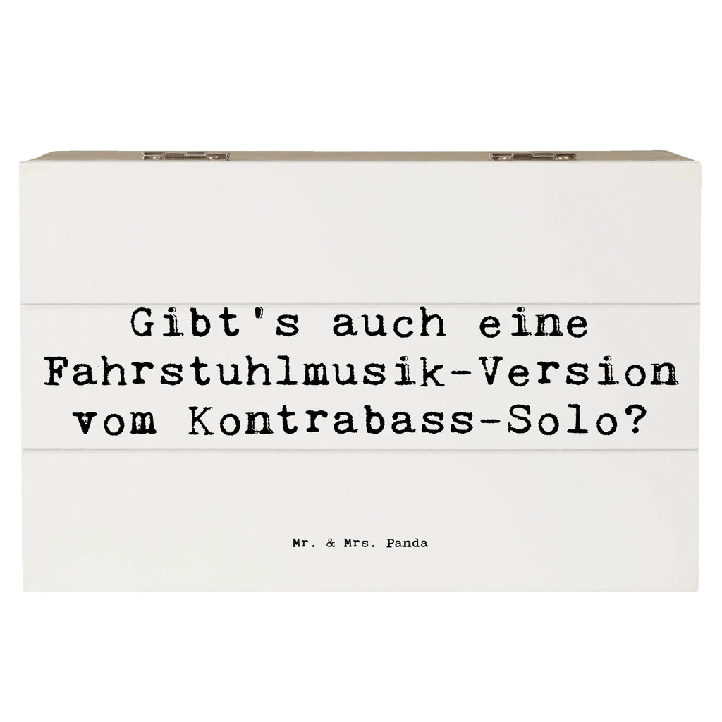 Holzkiste Spruch Kontrabass Solo Kiste, Schatzkiste, XXL, Dekokiste, Schatulle, Truhe, Erinnerungskiste, Geschenkdose, Holzkiste, Aufbewahrungsbox, Geschenkbox, Erinnerungsbox, Instrumente, Geschenke Musiker, Musikliebhaber