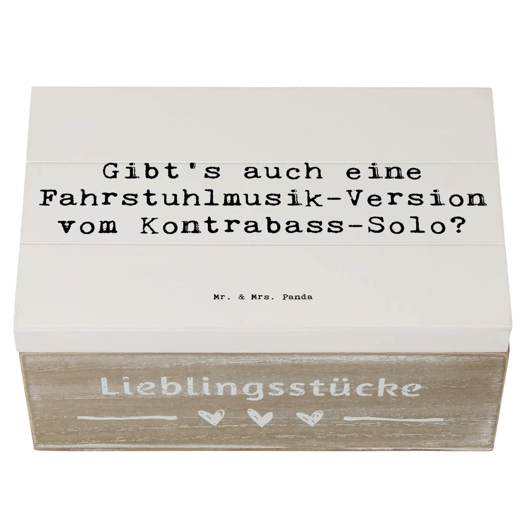 Holzkiste Spruch Kontrabass Solo Kiste, Schatzkiste, XXL, Dekokiste, Schatulle, Truhe, Erinnerungskiste, Geschenkdose, Holzkiste, Aufbewahrungsbox, Geschenkbox, Erinnerungsbox, Instrumente, Geschenke Musiker, Musikliebhaber