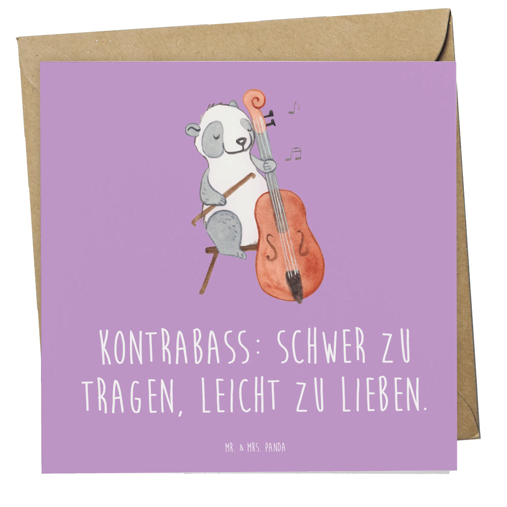 Deluxe Karte Kontrabass Liebe Karte, Hochwertige Grußkarte, Glückwunschkarte, Hochwertige Klappkarte, Hochzeitskarte, Klappkarte, Grußkarte, Einladungskarte, Geburtstagskarte, Instrumente, Geschenke Musiker, Musikliebhaber