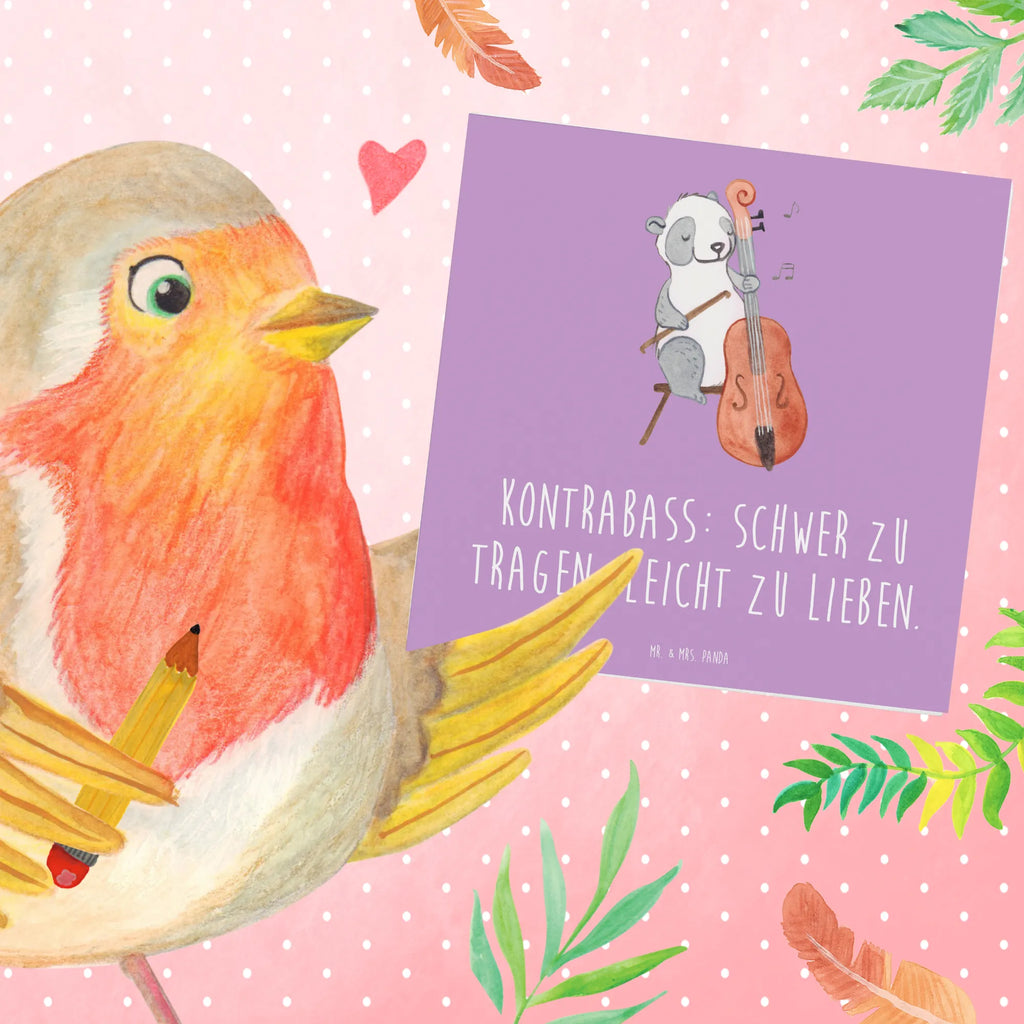 Deluxe Karte Kontrabass Liebe Karte, Hochwertige Grußkarte, Glückwunschkarte, Hochwertige Klappkarte, Hochzeitskarte, Klappkarte, Grußkarte, Einladungskarte, Geburtstagskarte, Instrumente, Geschenke Musiker, Musikliebhaber