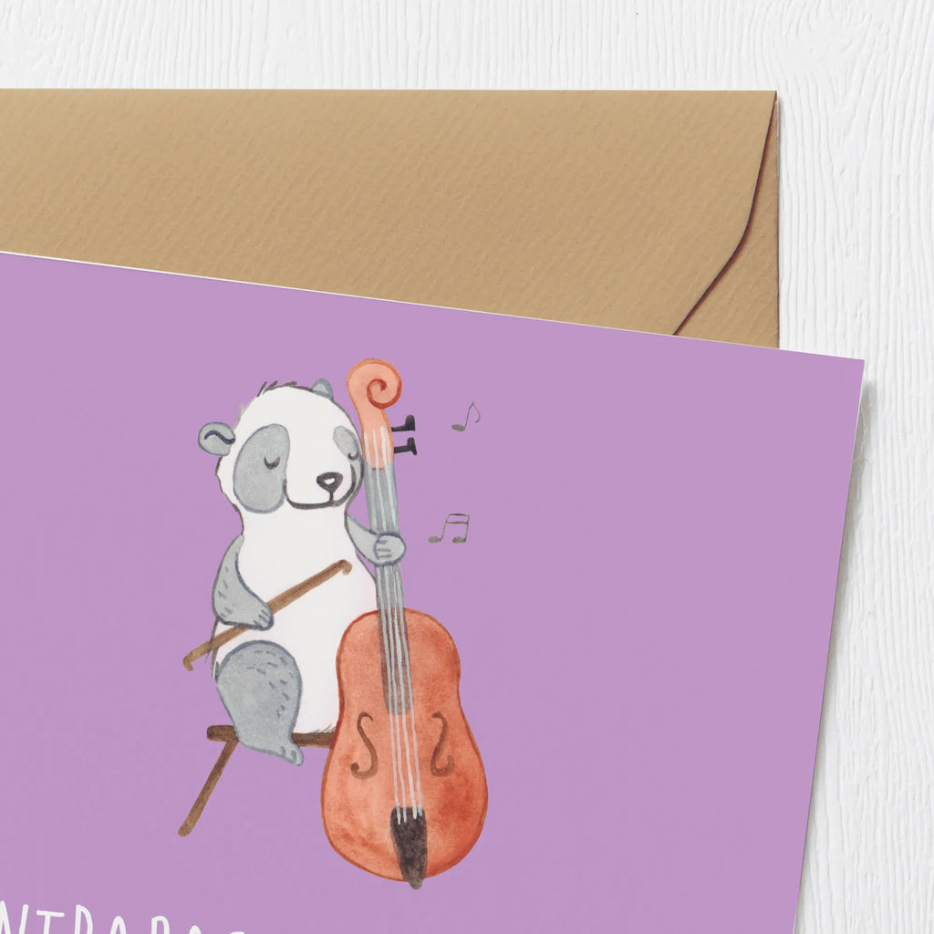 Deluxe Karte Kontrabass Liebe Karte, Hochwertige Grußkarte, Glückwunschkarte, Hochwertige Klappkarte, Hochzeitskarte, Klappkarte, Grußkarte, Einladungskarte, Geburtstagskarte, Instrumente, Geschenke Musiker, Musikliebhaber
