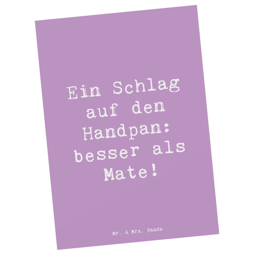 Postcard Saying Ein Schlag auf den Handpan: besser als Mate! Karte, Ansichtskarte, Geschenkkarte, Einladung, Postkarte, Ansichtskarten, Einladungskarte, Einladung Geburtstag, Grußkarte, Dankeskarte, Geburtstagskarte, Einladungskarten Geburtstag, Instrumente, Geschenke Musiker, Musikliebhaber