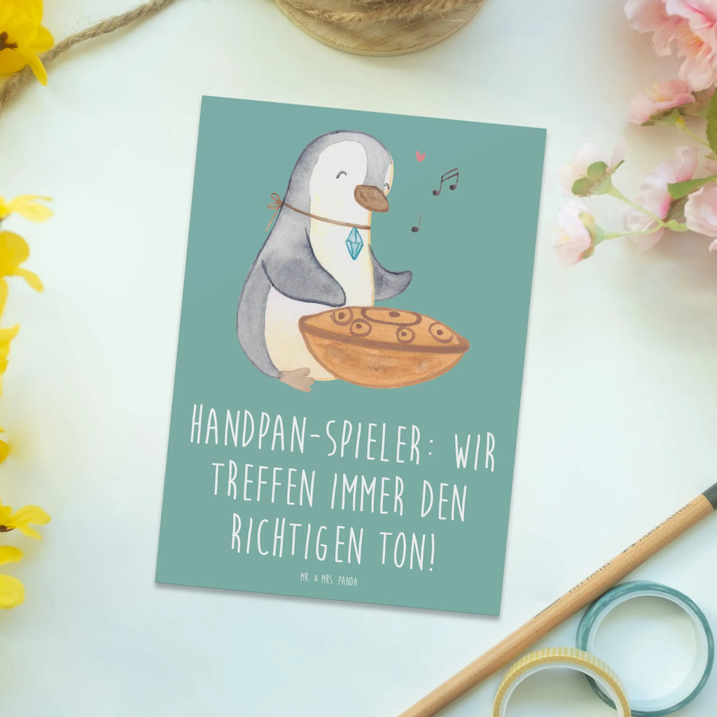 Postcard Handpan-Spieler: Wir treffen immer den richtigen Ton! Karte, Einladungskarten Geburtstag, Dankeskarte, Einladung Geburtstag, Ansichtskarten, Postkarte, Geschenkkarte, Grußkarte, Ansichtskarte, Einladung, Einladungskarte, Geburtstagskarte, Instrumente, Geschenke Musiker, Musikliebhaber
