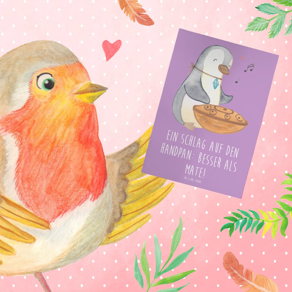 Greetings card Ein Schlag auf den Handpan: besser als Mate! Ansichtskarten, Hochzeitskarte, Geburtstagskarte, Karte, Einladungskarte, Grußkarte, Glückwunschkarte, Klappkarte, Instrumente, Geschenke Musiker, Musikliebhaber