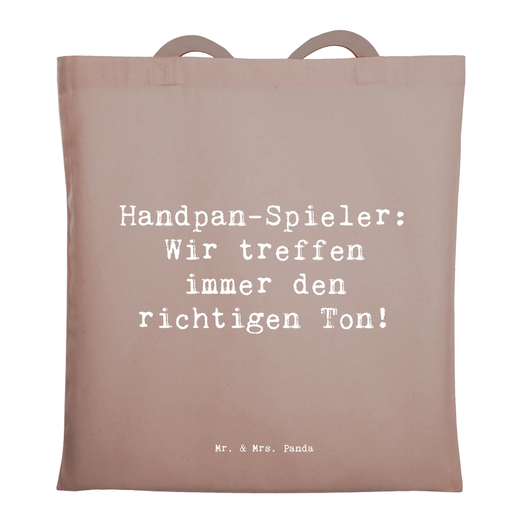 Tote bag Saying Handpan-Spieler: Wir treffen immer den richtigen Ton! Tasche, Stoffbeutel, Schultertasche, Stofftasche, Strandtasche, Beuteltasche, Umhängetasche, Jutetasche, Laptoptasche, Shopper, Einkaufstüte, Einkaufstasche, Jutebeutel, Badetasche, Tragetasche, Beutel, Instrumente, Geschenke Musiker, Musikliebhaber