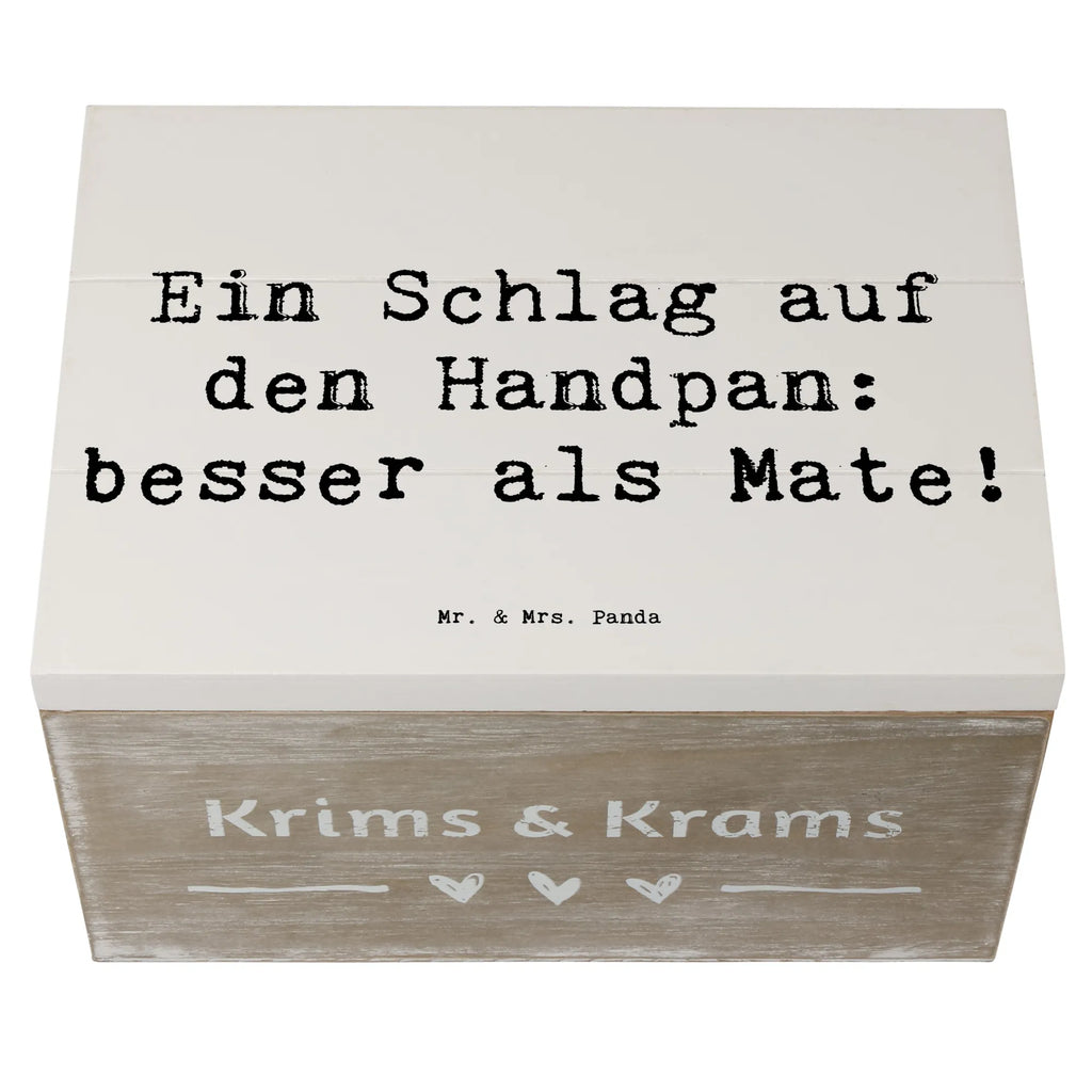 Holzkiste Spruch Handpan Zauber Holzkiste, XXL, Erinnerungsbox, Kiste, Dekokiste, Schatulle, Geschenkdose, Schatzkiste, Erinnerungskiste, Aufbewahrungsbox, Truhe, Geschenkbox, Instrumente, Geschenke Musiker, Musikliebhaber