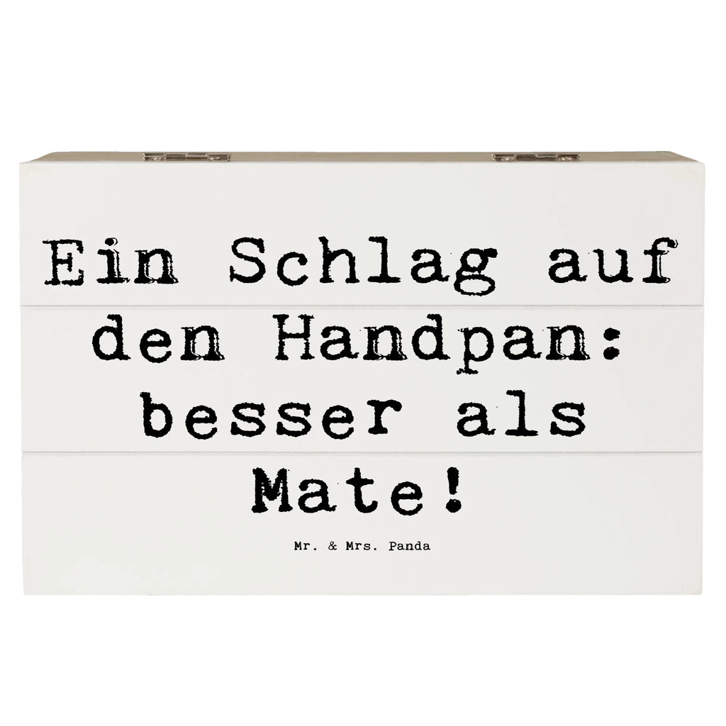 Holzkiste Spruch Handpan Zauber Holzkiste, XXL, Erinnerungsbox, Kiste, Dekokiste, Schatulle, Geschenkdose, Schatzkiste, Erinnerungskiste, Aufbewahrungsbox, Truhe, Geschenkbox, Instrumente, Geschenke Musiker, Musikliebhaber
