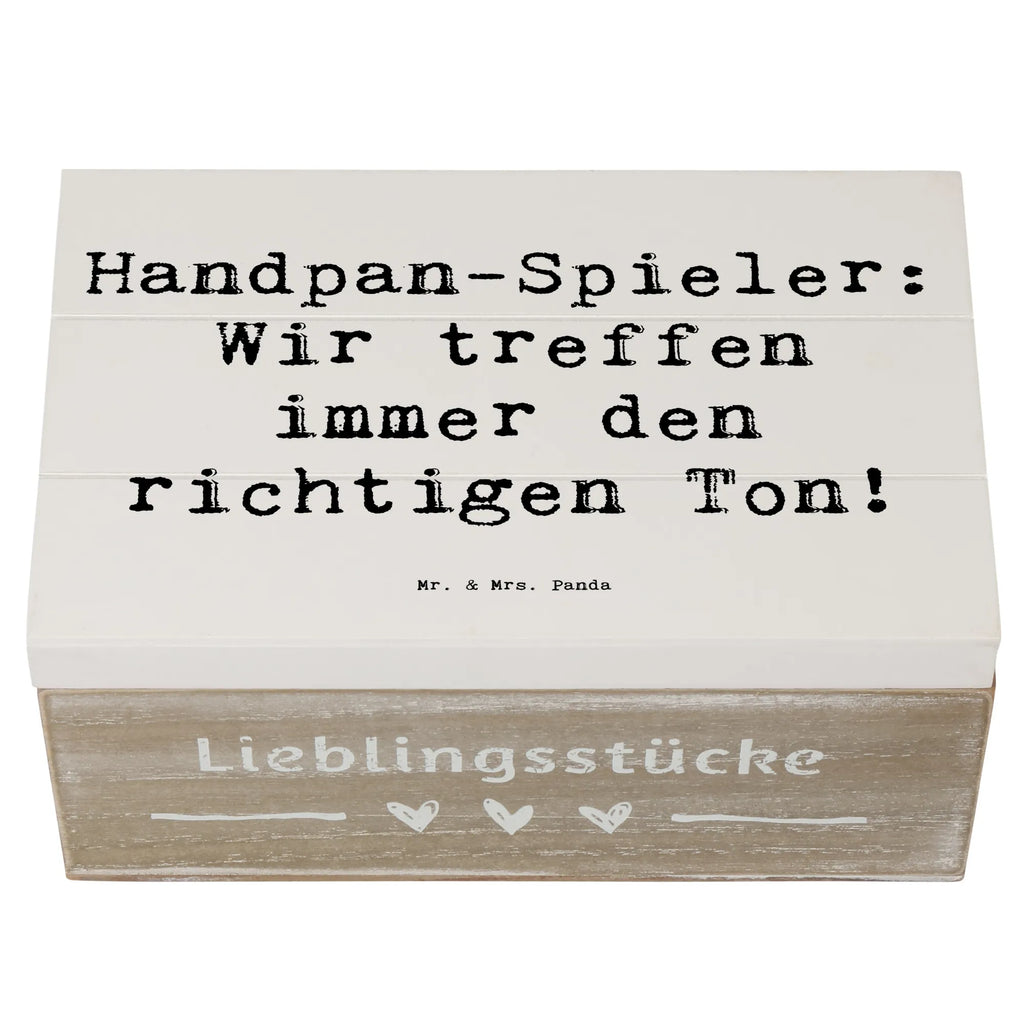 Holzkiste Spruch Handpan Spieler Truhe, Erinnerungskiste, Schatulle, Geschenkdose, Dekokiste, Kiste, Schatzkiste, Aufbewahrungsbox, Holzkiste, Geschenkbox, Erinnerungsbox, XXL, Instrumente, Geschenke Musiker, Musikliebhaber
