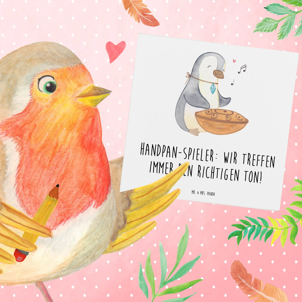 Deluxe Card Handpan-Spieler: Wir treffen immer den richtigen Ton! Karte, Glückwunschkarte, Hochwertige Klappkarte, Klappkarte, Geburtstagskarte, Grußkarte, Hochwertige Grußkarte, Hochzeitskarte, Einladungskarte, Instrumente, Geschenke Musiker, Musikliebhaber