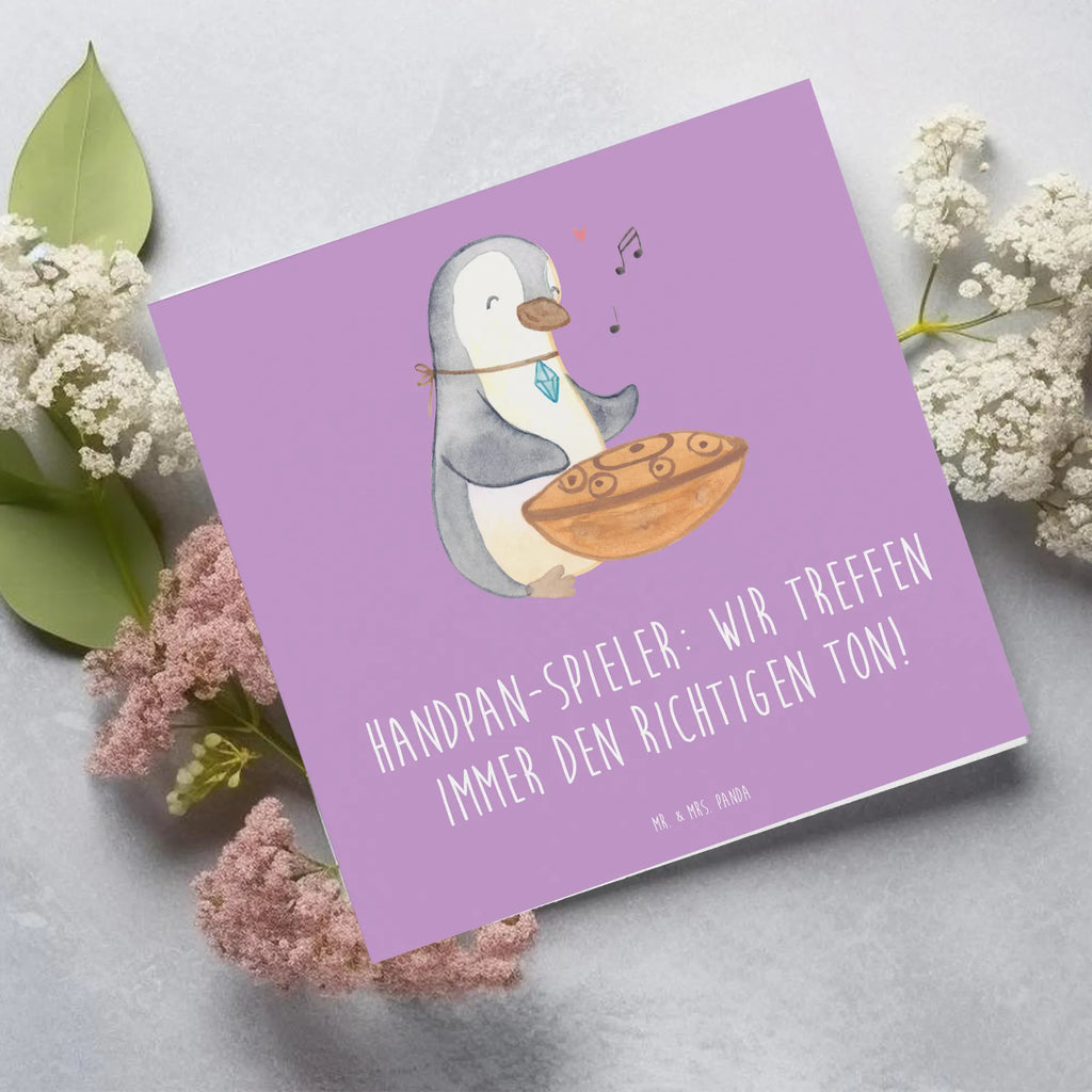 Deluxe Card Handpan-Spieler: Wir treffen immer den richtigen Ton! Karte, Glückwunschkarte, Hochwertige Klappkarte, Klappkarte, Geburtstagskarte, Grußkarte, Hochwertige Grußkarte, Hochzeitskarte, Einladungskarte, Instrumente, Geschenke Musiker, Musikliebhaber