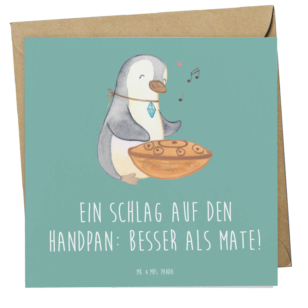 Deluxe Card Ein Schlag auf den Handpan: besser als Mate! Klappkarte, Hochwertige Grußkarte, Glückwunschkarte, Geburtstagskarte, Einladungskarte, Hochwertige Klappkarte, Grußkarte, Karte, Hochzeitskarte, Instrumente, Geschenke Musiker, Musikliebhaber