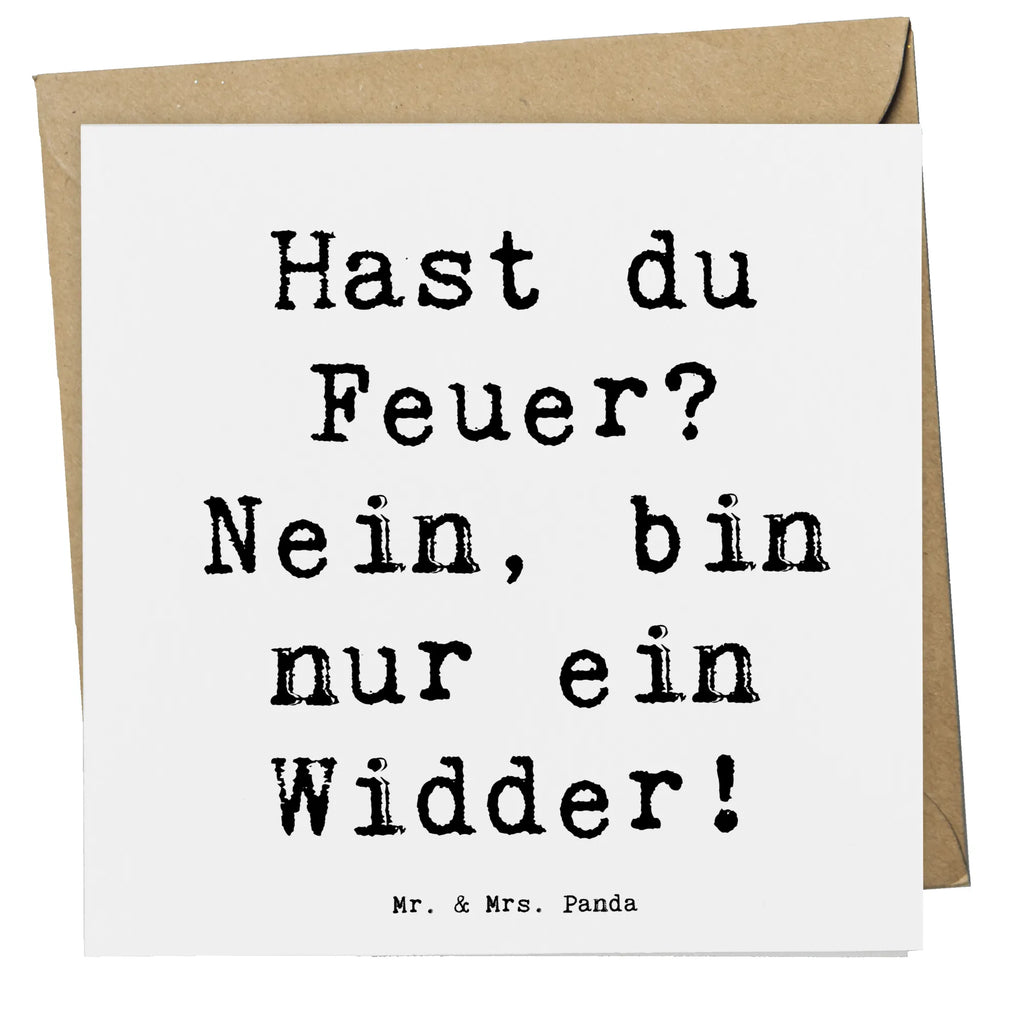 Deluxe Karte Spruch Widder Feuer Glückwunschkarte, Karte, Geburtstagskarte, Hochwertige Klappkarte, Hochzeitskarte, Einladungskarte, Grußkarte, Klappkarte, Hochwertige Grußkarte, Tierkreiszeichen, Sternzeichen, Horoskop, Astrologie, Aszendent