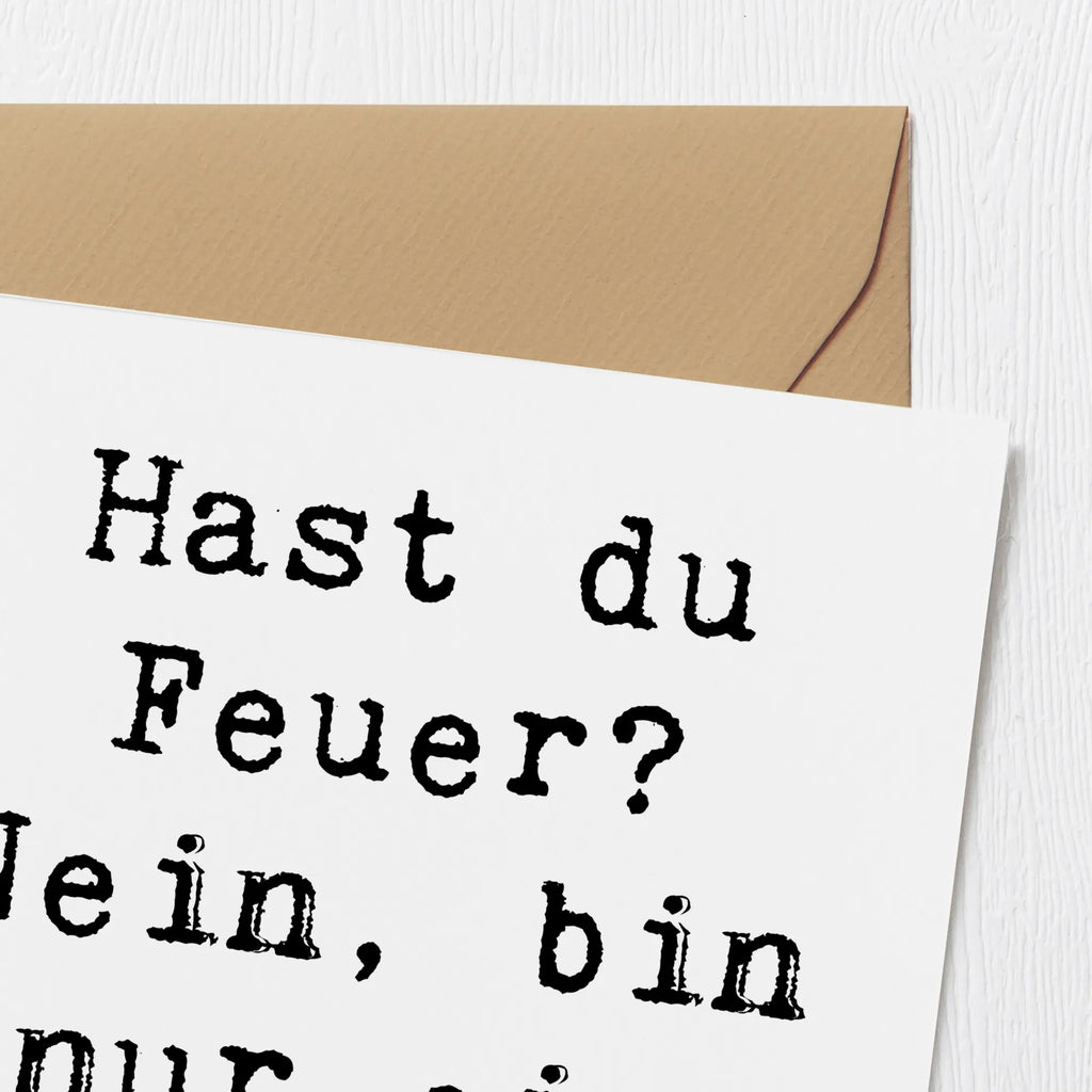 Deluxe Karte Spruch Widder Feuer Glückwunschkarte, Karte, Geburtstagskarte, Hochwertige Klappkarte, Hochzeitskarte, Einladungskarte, Grußkarte, Klappkarte, Hochwertige Grußkarte, Tierkreiszeichen, Sternzeichen, Horoskop, Astrologie, Aszendent
