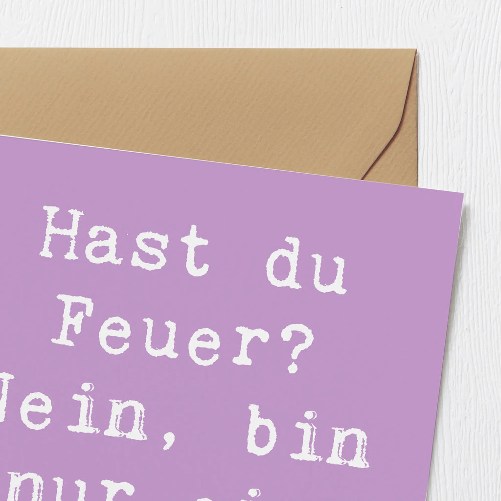 Deluxe Karte Spruch Widder Feuer Glückwunschkarte, Karte, Geburtstagskarte, Hochwertige Klappkarte, Hochzeitskarte, Einladungskarte, Grußkarte, Klappkarte, Hochwertige Grußkarte, Tierkreiszeichen, Sternzeichen, Horoskop, Astrologie, Aszendent