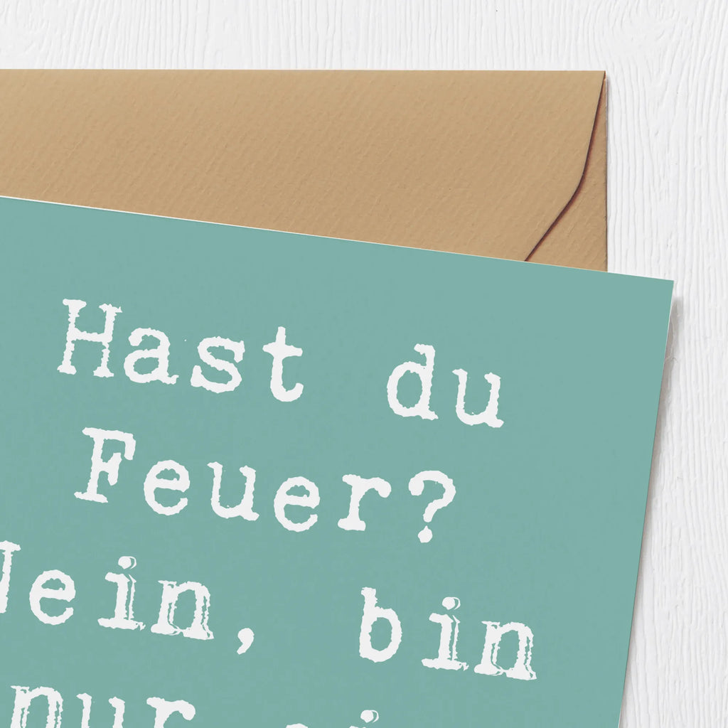 Deluxe Karte Spruch Widder Feuer Glückwunschkarte, Karte, Geburtstagskarte, Hochwertige Klappkarte, Hochzeitskarte, Einladungskarte, Grußkarte, Klappkarte, Hochwertige Grußkarte, Tierkreiszeichen, Sternzeichen, Horoskop, Astrologie, Aszendent
