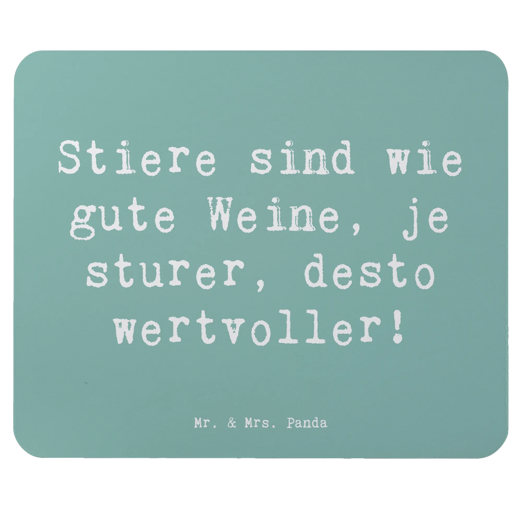 Mouse mat Saying Stiere sind wie gute Weine, je sturer, desto wertvoller! Mousepad, Mauspad Büro, Büroausstattung, Mausunterlage, Arbeitszimmer, Mauspad, PC Zubehör, Computer zubehör, Einzigartiges Mauspad, Designer Mauspad, Tierkreiszeichen, Sternzeichen, Horoskop, Astrologie, Aszendent