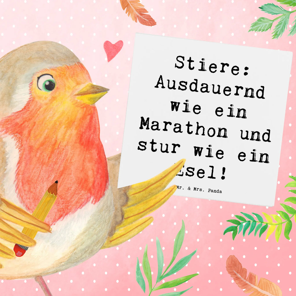 Deluxe Karte Spruch Starker Stier Karte, Hochwertige Klappkarte, Hochzeitskarte, Grußkarte, Hochwertige Grußkarte, Glückwunschkarte, Einladungskarte, Klappkarte, Geburtstagskarte, Tierkreiszeichen, Sternzeichen, Horoskop, Astrologie, Aszendent