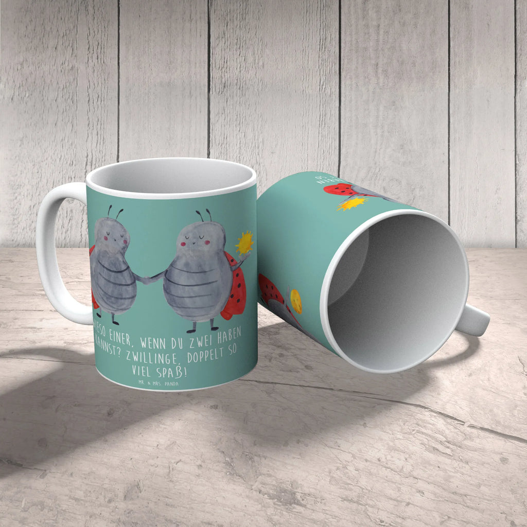 Tasse Zwillinge Spaß Geschenktasse, Keramiktasse, Tasse, Porzellantasse, Tasse mit Motiven, Kaffeetasse, Tasse mit Zitaten, Teetasse, Bürotasse, Tierkreiszeichen, Sternzeichen, Horoskop, Astrologie, Aszendent