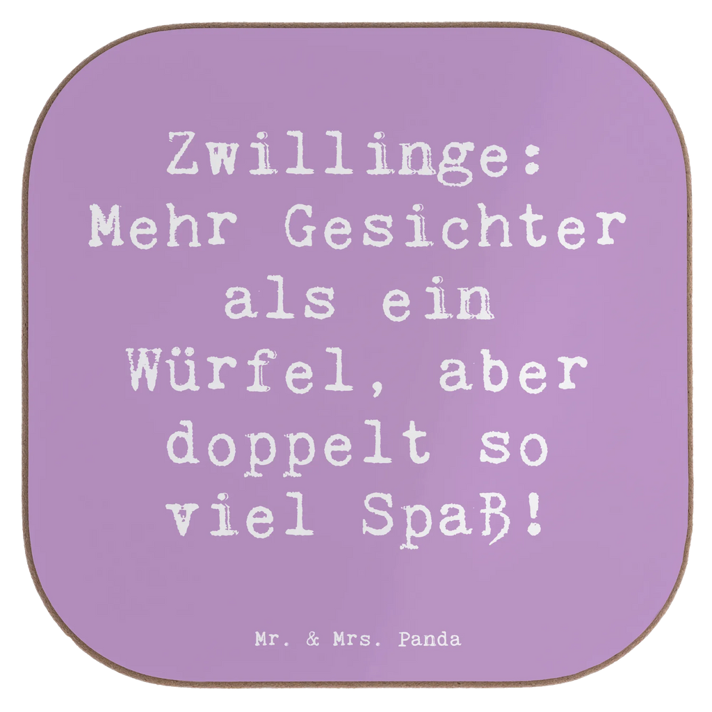Square coaster Saying Zwillinge: Mehr Gesichter als ein Würfel, aber doppelt so viel Spaß! Untersetzer, Bierdeckel, Glasuntersetzer, Untersetzer Gläser, Getränkeuntersetzer, Untersetzer aus Holz, Untersetzer für Gläser, Korkuntersetzer, Untersetzer Holz, Holzuntersetzer, Tassen Untersetzer, Untersetzer Design, Tierkreiszeichen, Sternzeichen, Horoskop, Astrologie, Aszendent