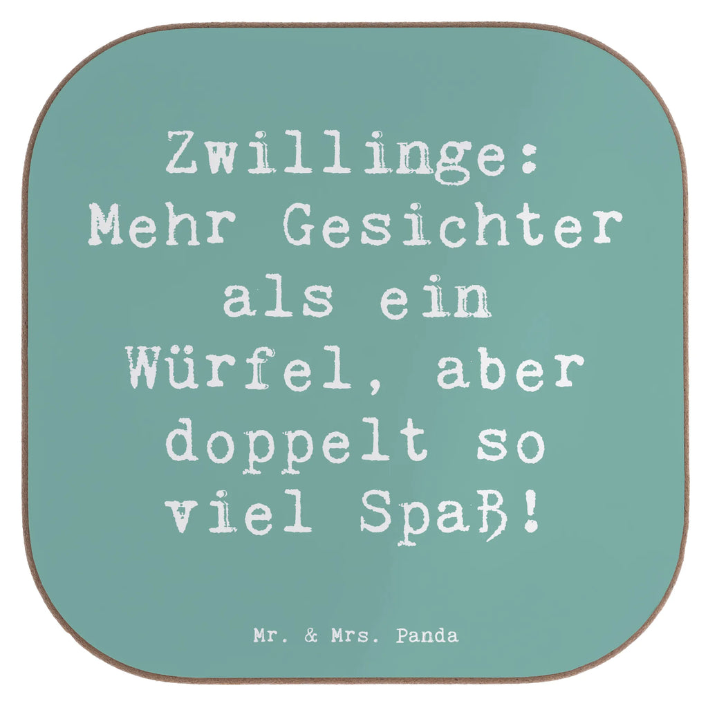 Square coaster Saying Zwillinge: Mehr Gesichter als ein Würfel, aber doppelt so viel Spaß! Untersetzer, Bierdeckel, Glasuntersetzer, Untersetzer Gläser, Getränkeuntersetzer, Untersetzer aus Holz, Untersetzer für Gläser, Korkuntersetzer, Untersetzer Holz, Holzuntersetzer, Tassen Untersetzer, Untersetzer Design, Tierkreiszeichen, Sternzeichen, Horoskop, Astrologie, Aszendent