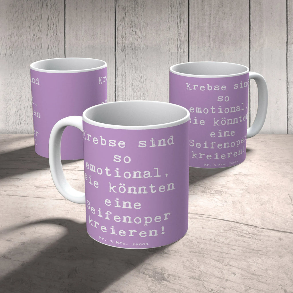 Tasse Spruch Emotionaler Krebs Keramiktasse, Tasse mit Motiven, Kaffeetasse, Teetasse, Bürotasse, Geschenktasse, Tasse, Tasse mit Zitaten, Porzellantasse, Tierkreiszeichen, Sternzeichen, Horoskop, Astrologie, Aszendent