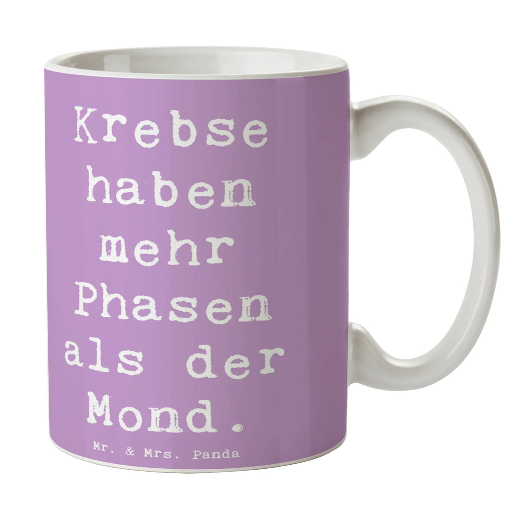 Tasse Spruch Krebs Phasen Keramiktasse, Tasse mit Zitaten, Tasse, Porzellantasse, Geschenktasse, Teetasse, Bürotasse, Kaffeetasse, Tasse mit Motiven, Tierkreiszeichen, Sternzeichen, Horoskop, Astrologie, Aszendent