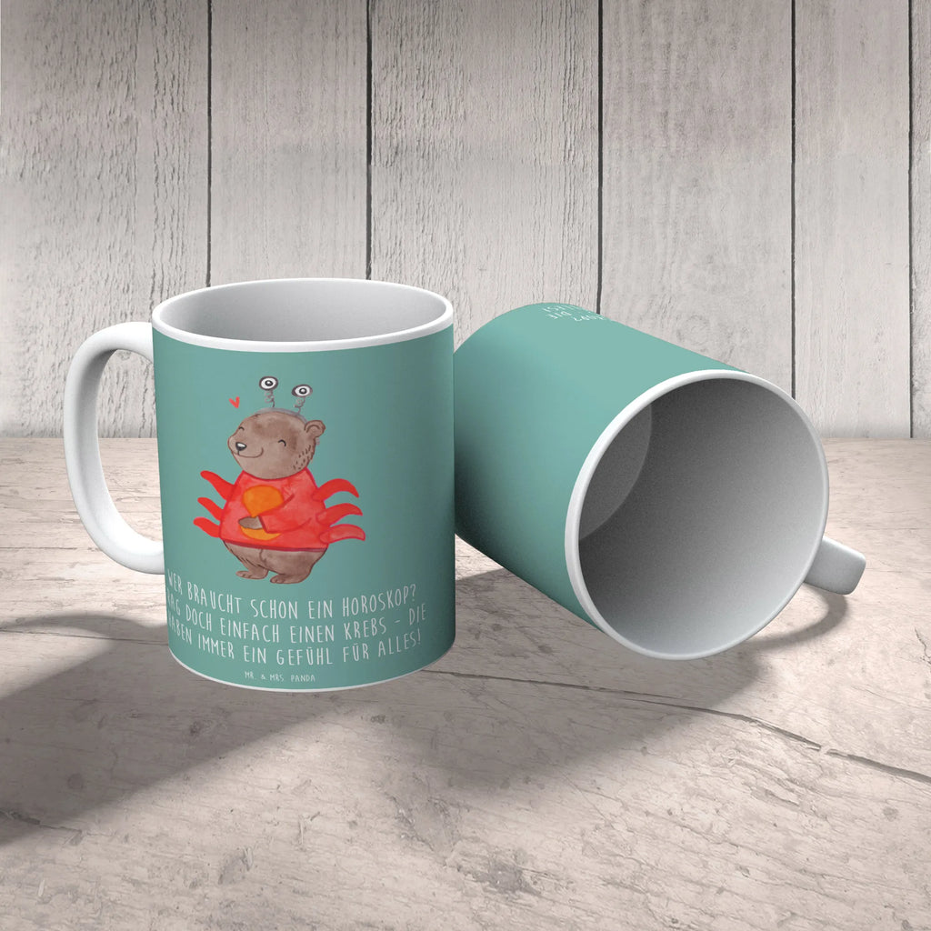 Tasse Krebs Gefühl Tasse mit Motiven, Keramiktasse, Bürotasse, Tasse mit Zitaten, Teetasse, Porzellantasse, Kaffeetasse, Geschenktasse, Tasse, Tierkreiszeichen, Sternzeichen, Horoskop, Astrologie, Aszendent