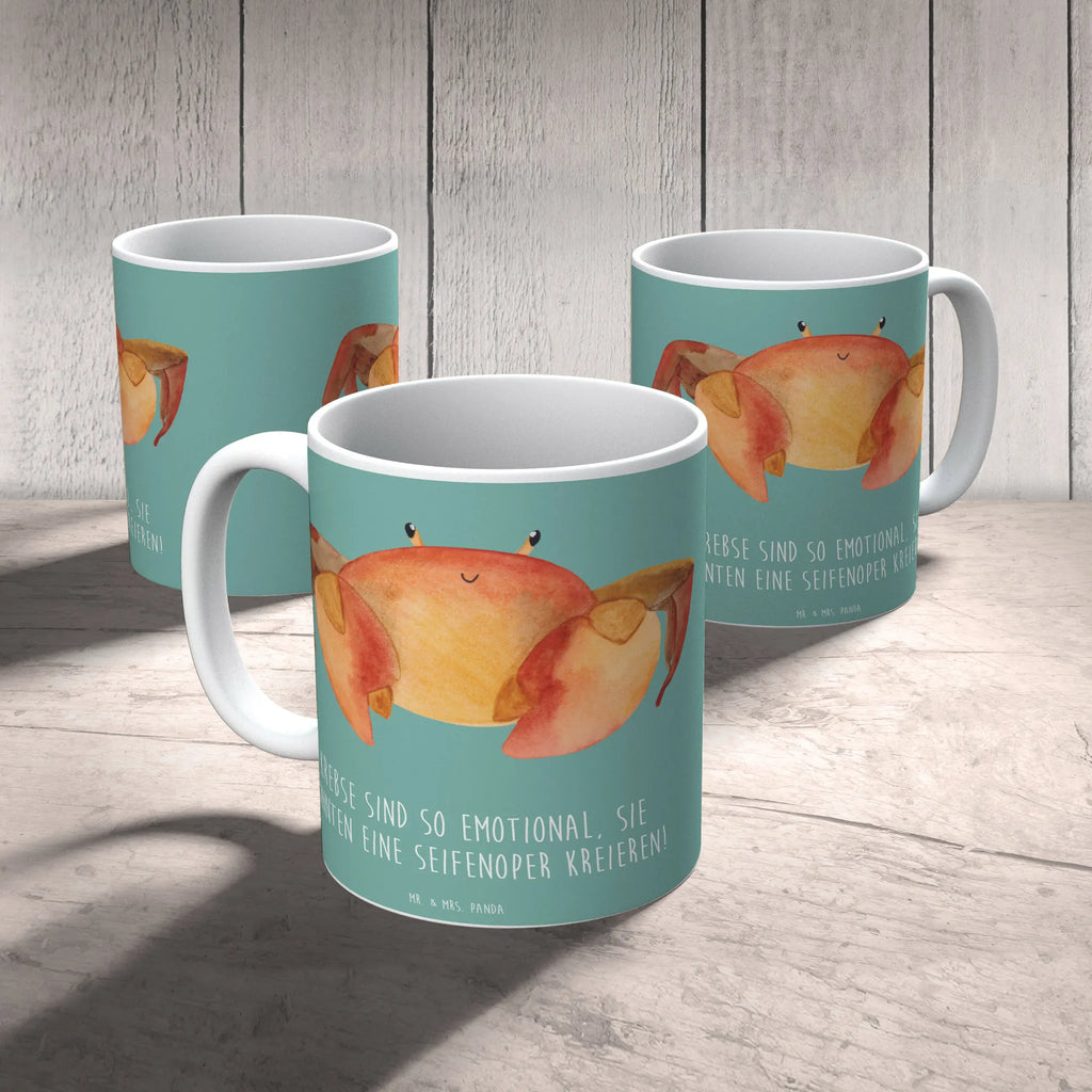 Tasse Emotionaler Krebs Geschenktasse, Porzellantasse, Teetasse, Tasse mit Motiven, Bürotasse, Kaffeetasse, Tasse mit Zitaten, Keramiktasse, Tasse, Tierkreiszeichen, Sternzeichen, Horoskop, Astrologie, Aszendent
