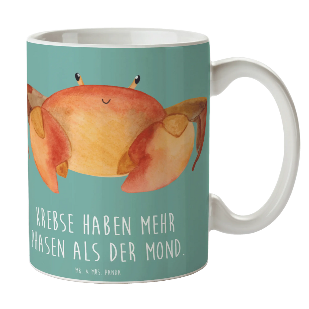 Tasse Krebs Phasen Geschenktasse, Kaffeetasse, Bürotasse, Tasse, Tasse mit Zitaten, Teetasse, Porzellantasse, Tasse mit Motiven, Keramiktasse, Tierkreiszeichen, Sternzeichen, Horoskop, Astrologie, Aszendent