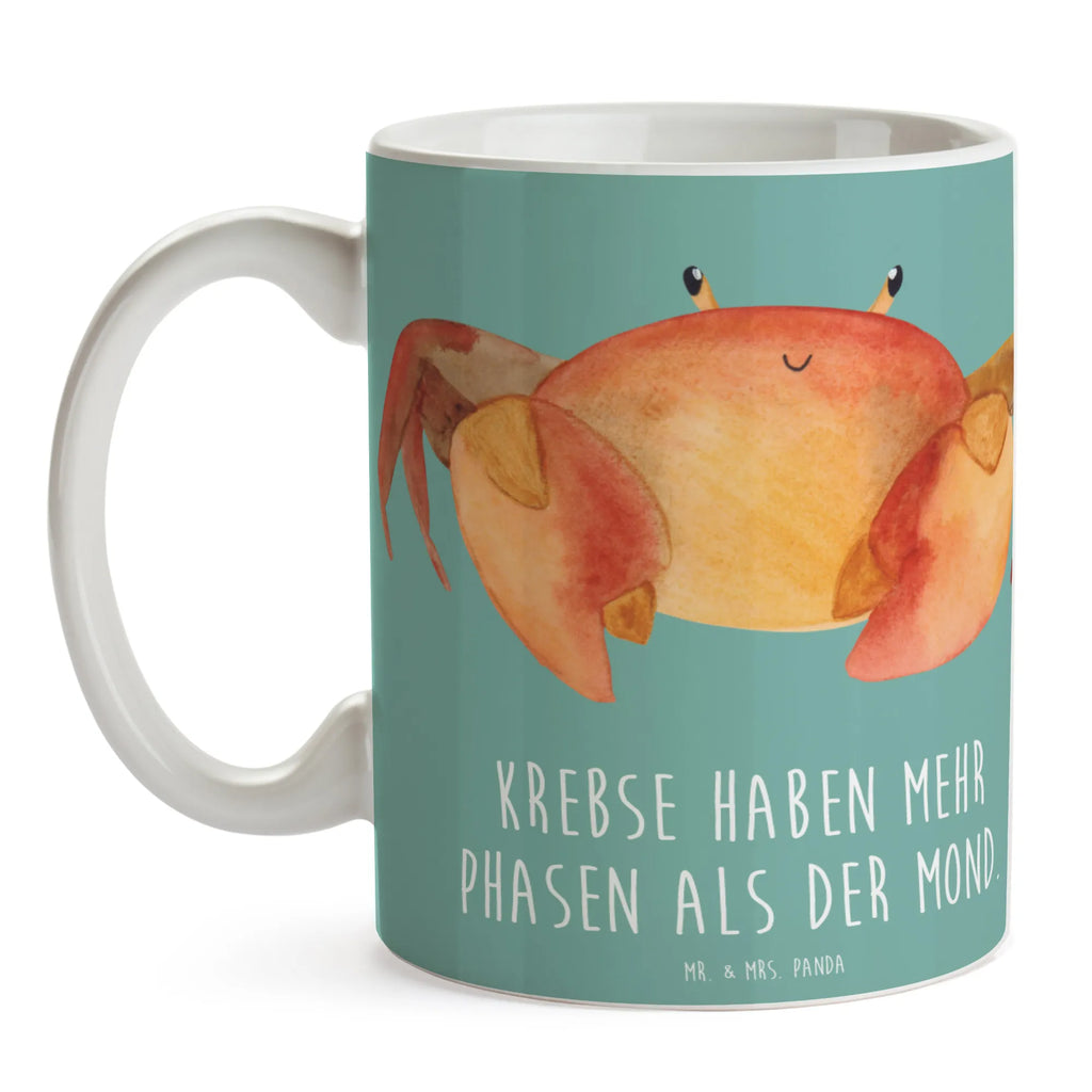 Tasse Krebs Phasen Geschenktasse, Kaffeetasse, Bürotasse, Tasse, Tasse mit Zitaten, Teetasse, Porzellantasse, Tasse mit Motiven, Keramiktasse, Tierkreiszeichen, Sternzeichen, Horoskop, Astrologie, Aszendent