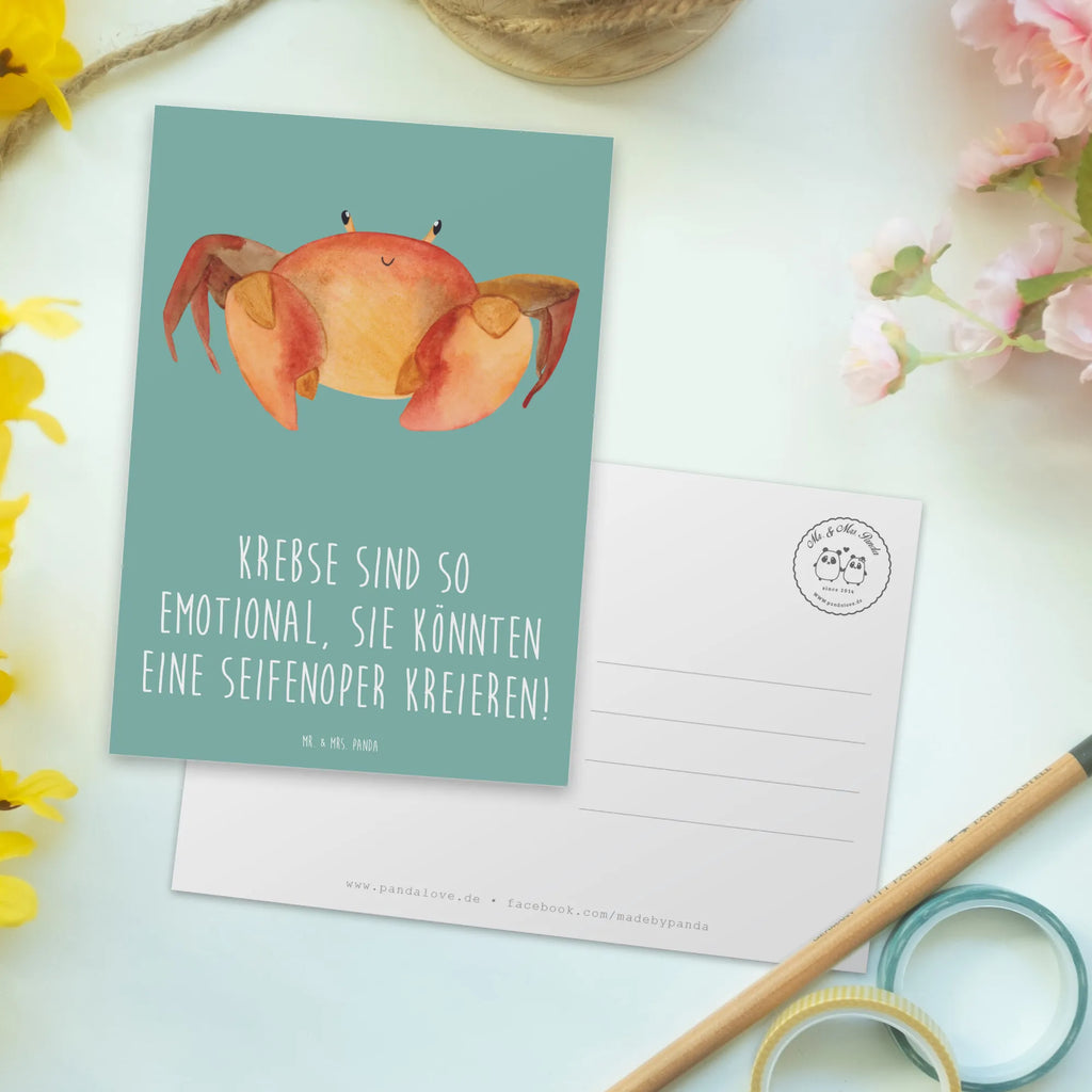 Postkarte Emotionaler Krebs Geschenkkarte, Ansichtskarte, Geburtstagskarte, Einladungskarte, Grußkarte, Einladung, Einladung Geburtstag, Ansichtskarten, Dankeskarte, Karte, Postkarte, Einladungskarten Geburtstag, Tierkreiszeichen, Sternzeichen, Horoskop, Astrologie, Aszendent