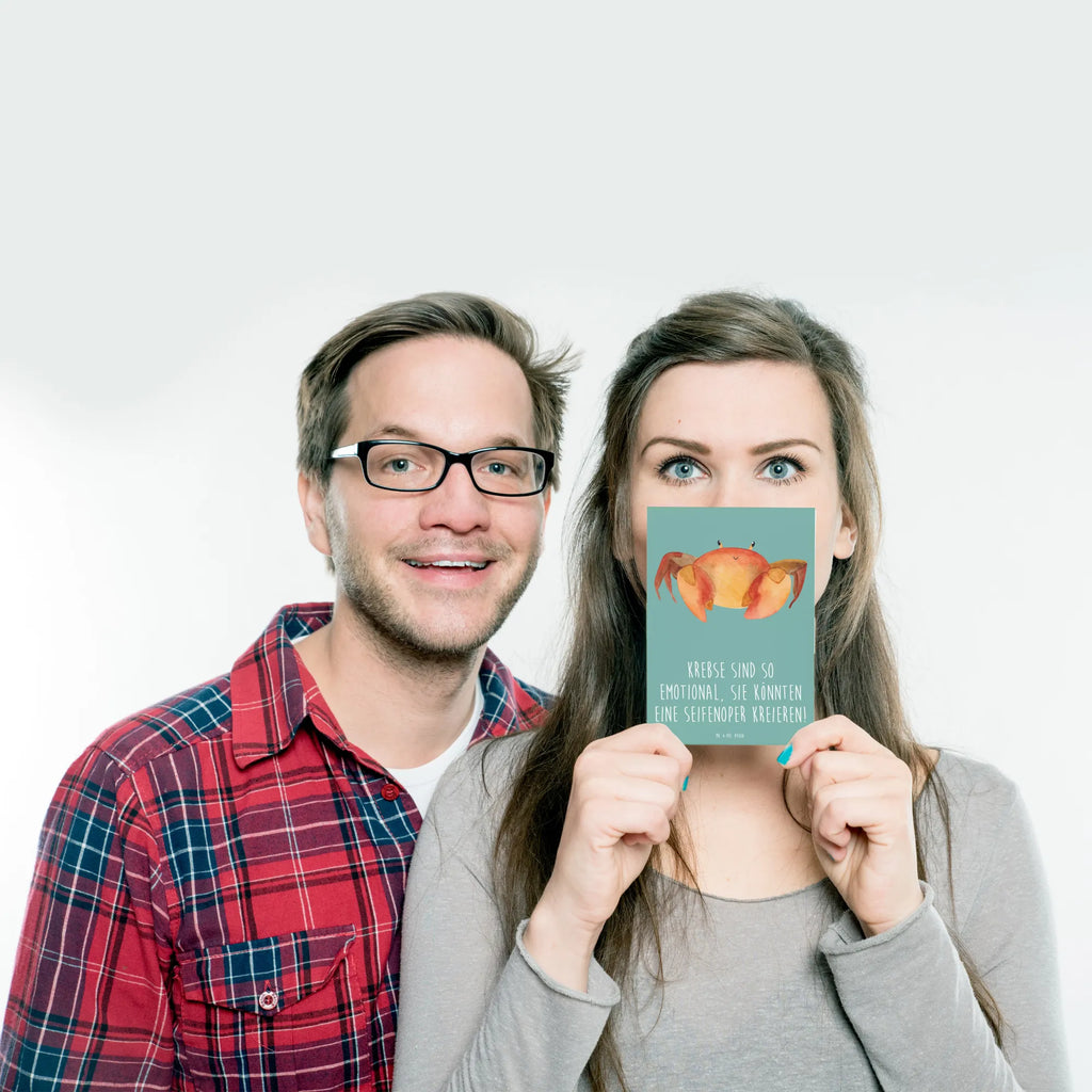 Postkarte Emotionaler Krebs Geschenkkarte, Ansichtskarte, Geburtstagskarte, Einladungskarte, Grußkarte, Einladung, Einladung Geburtstag, Ansichtskarten, Dankeskarte, Karte, Postkarte, Einladungskarten Geburtstag, Tierkreiszeichen, Sternzeichen, Horoskop, Astrologie, Aszendent